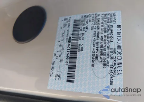 2004 Lincoln Ls V6 z USA, uszkodzony, nr VIN 1LNHM86S54Y600384